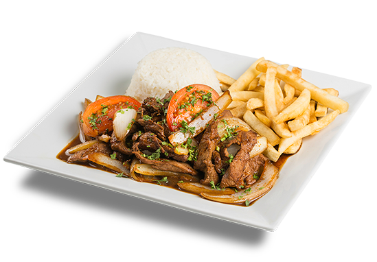 a plate with Beef Sauteed